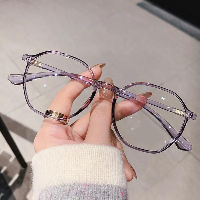 Reading Glasses Transparent Anti Blue Light Presbyopic Eyeglasses Women Prescription Hyperopia Eyewear