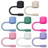 Drinking Hexagonal Nut Straw Cap Silicone Straw Topper Reusable Water Cup Accessories