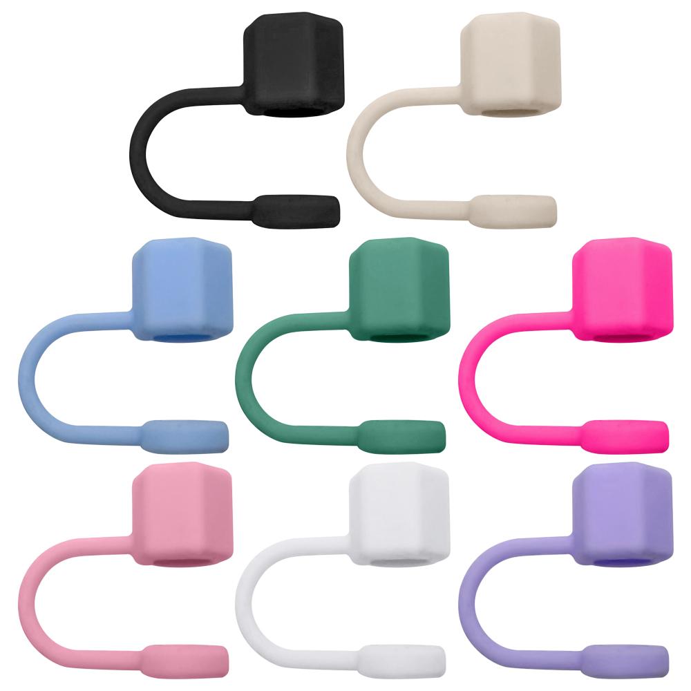 Drinking Hexagonal Nut Straw Cap Silicone Straw Topper Reusable Water Cup Accessories
