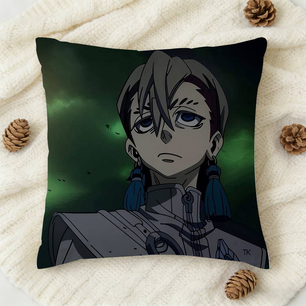 Classic Manga Anime GGachiakuta Zanka Doublesided Printed Square Decorative Cushion Cover for Sofa Living Room Home Decor