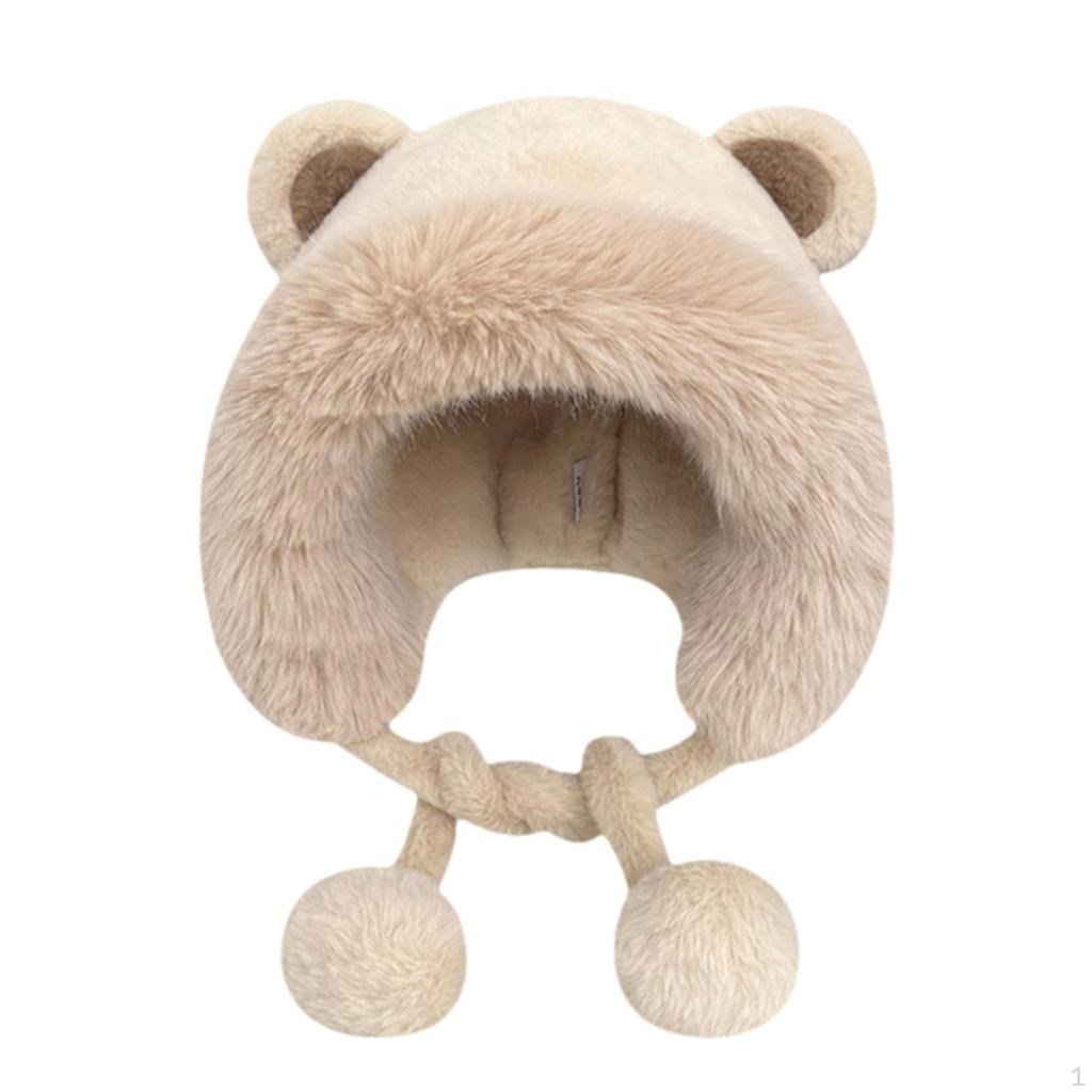 Winter Hat Warm Ear Flaps Cute Lei Feng Trapper for Hiking Motorcycle