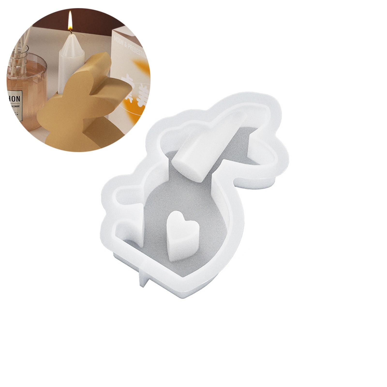 

Милый кролик ароматические свечи силиконовые формы украшения декоративная форма для выпечки торта One Size