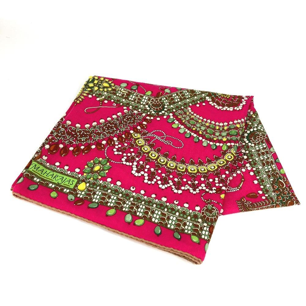 Hermes Maharaja's Jewelry Calle Jean 140 Large Format Shawl Stole / Shawl Scarf