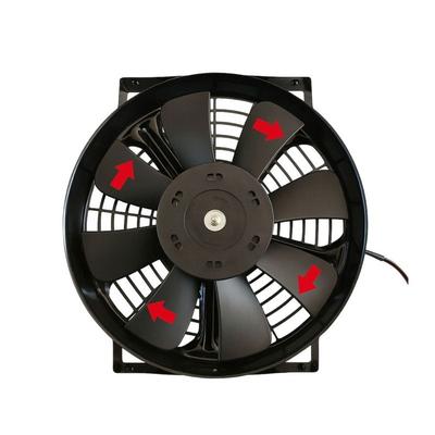 Evrensel 12V Radyatör Fanı ABS 80W Klima Fanı 10 İNÇ 8/10 Kanatlı Ağır Hizmet Fanı Araba Klima Sistemi