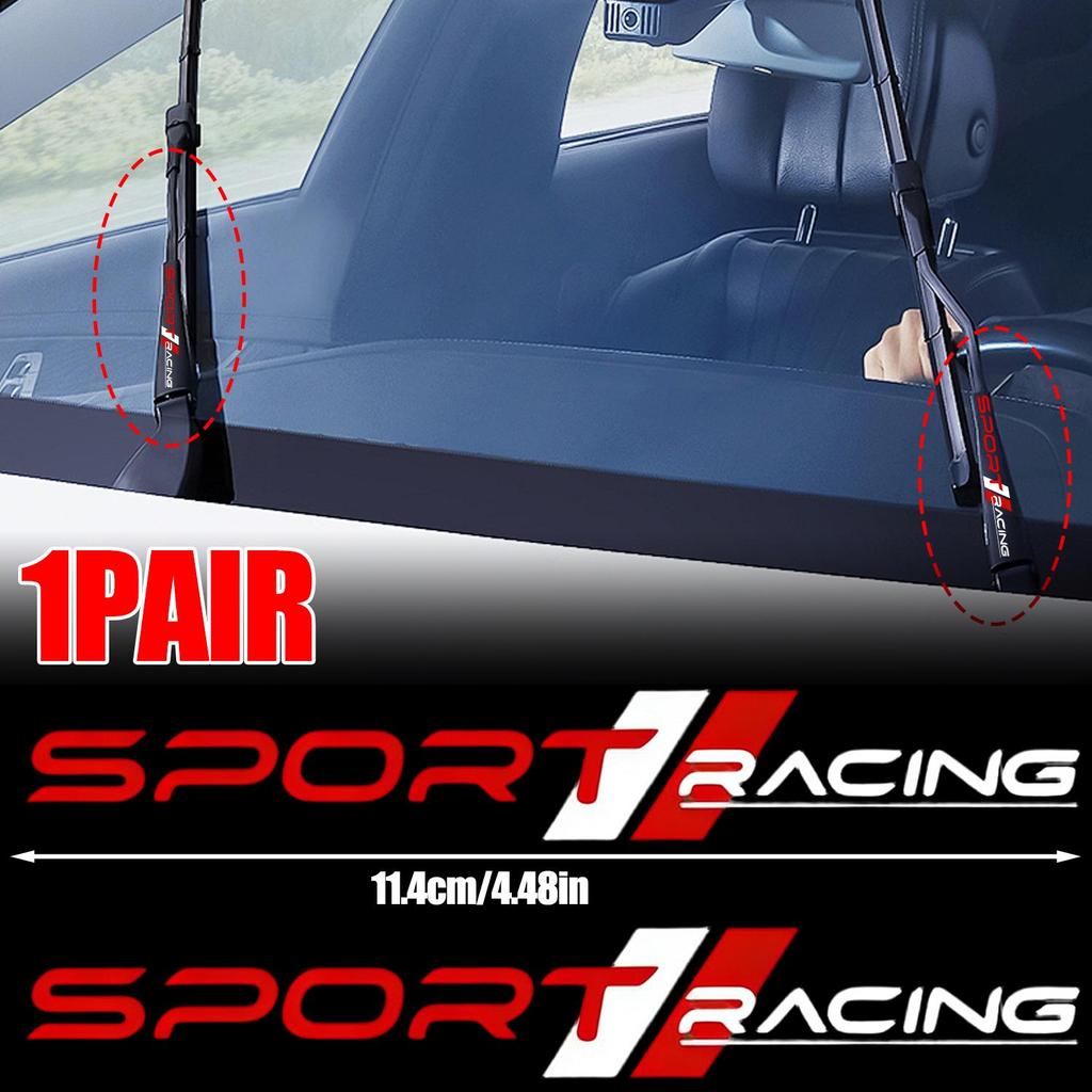 Car Wiper Stickers Sport Styling Sticker Creative Decal Vehicle Window Vinyl Film Racing Exterior Decoration Tuning Accessories