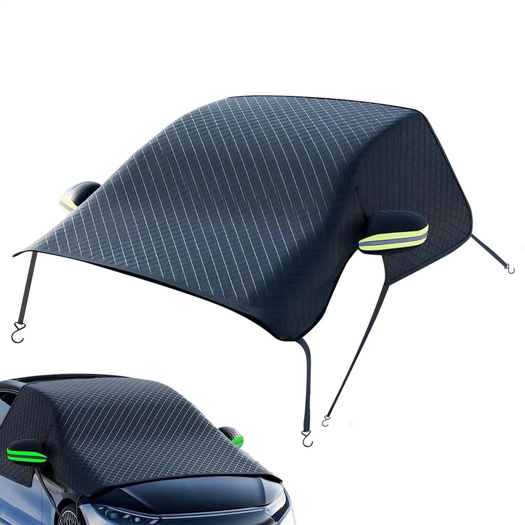 Car Windshield Snow Ice Protective Cover Heavy Duty Waterproof Protector Universal Car Reflective Snow Windshield Cover