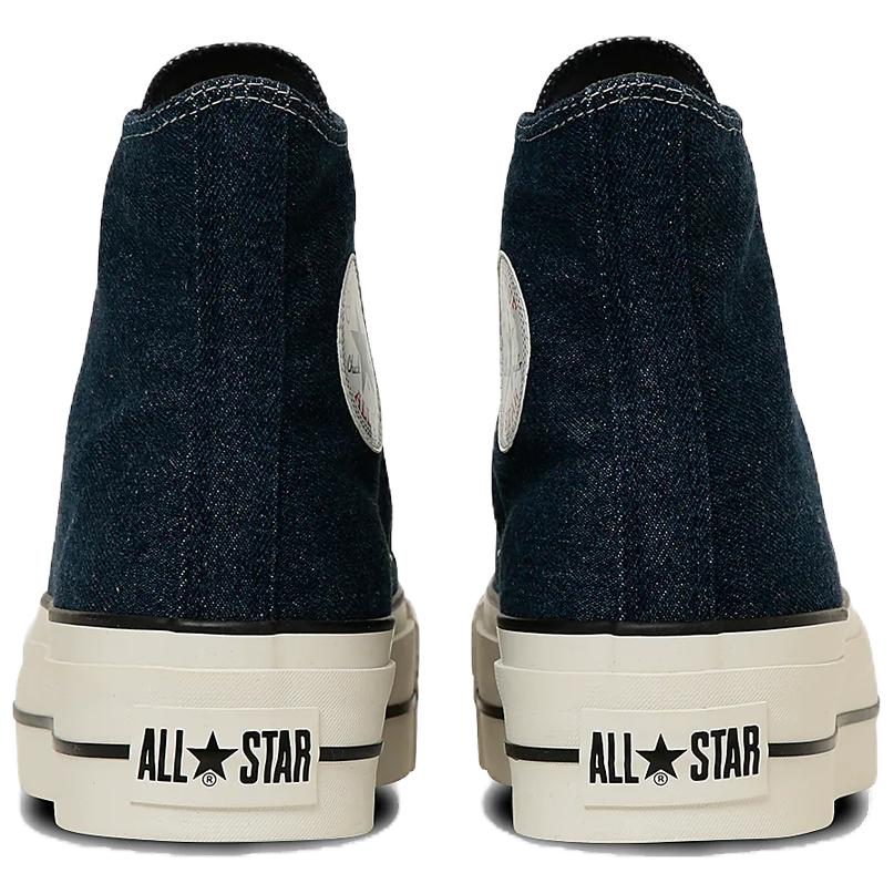 Converse Baskets Montantes en Toile All Star Lifted Hi Confortables Durables Unisexes Bleues 31315370
