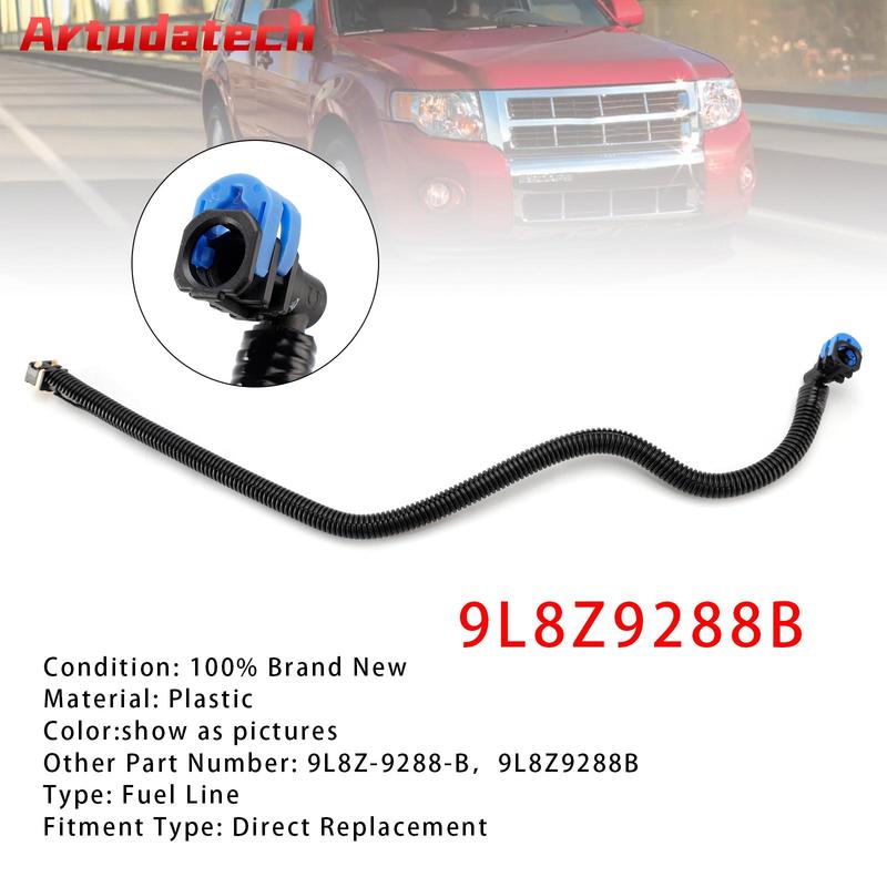 Artudatech Fuel Line From Rail Down to Frame For Ford Escape Mariner 3.0L V6 2009 2010 2011 2012