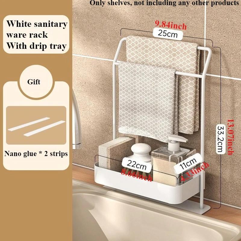 1 шт. Портативная прочная самодренирующаяся кухонная тряпка для посуды, подставка для сушки, держатель для губки, подставка для хранения мочалки, кухонная утварь