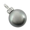 Pendant Top Silver Women Pearl Used
