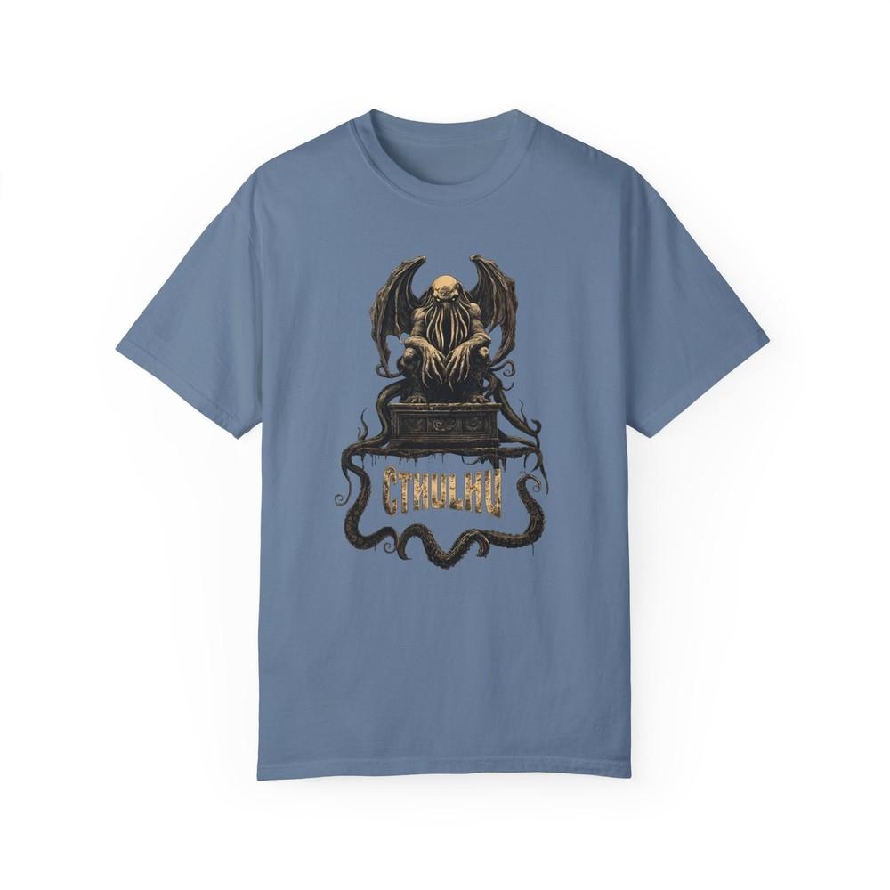 Cthulhu TShirt HP Lovecraft Cosmic Horror Tee Horror Monster Graphic Tee Unisex T-Shirt XXXXL