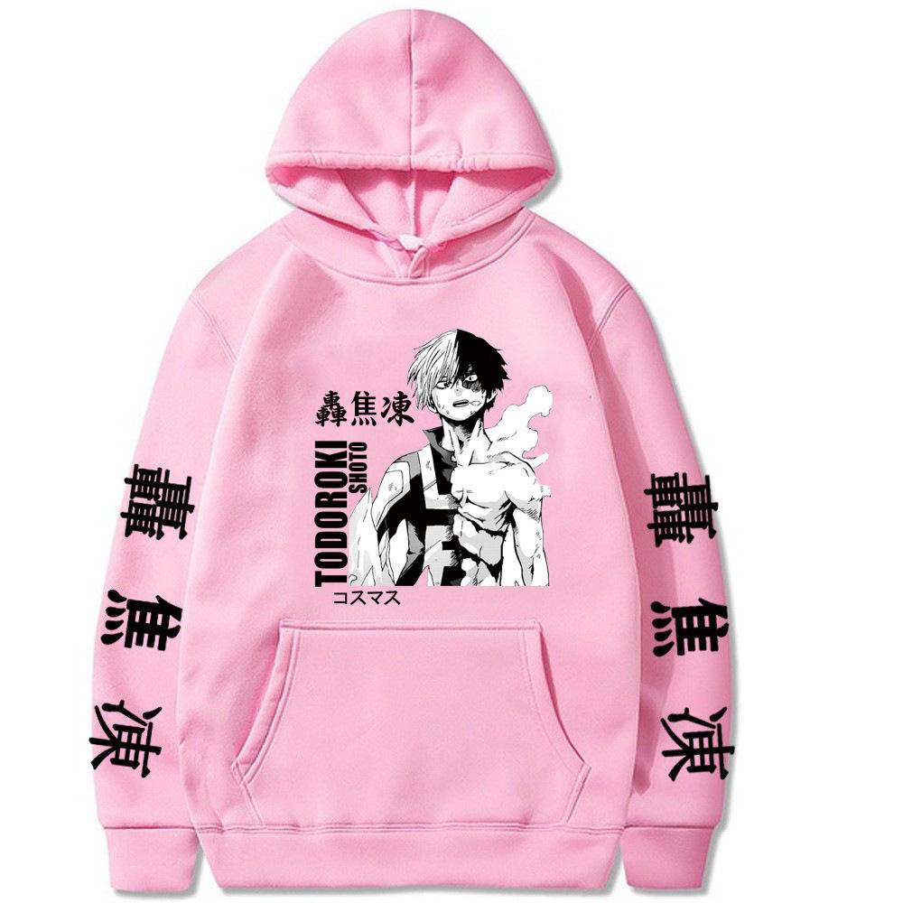 Oma Riman College Cartoon Printed Casual Hooded Sweater