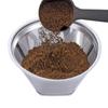 With Foldable Handle Coffee Powder Basket 304 Stainless Steel Tea Strainer  Home Use