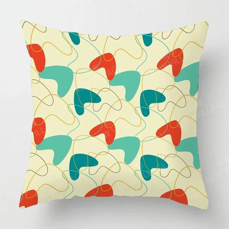 Nordic Fall Home Decor Autumn Throw Pillow Case Sofa Cushion Cover Modern X X Geometry