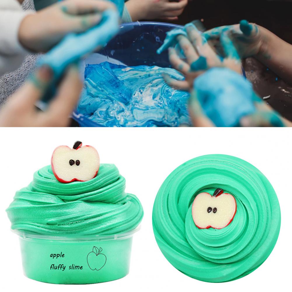 60ml Butter Non-sticky with Charm Super Soft Stress Relief Fruit Cherry Toys  Playsets