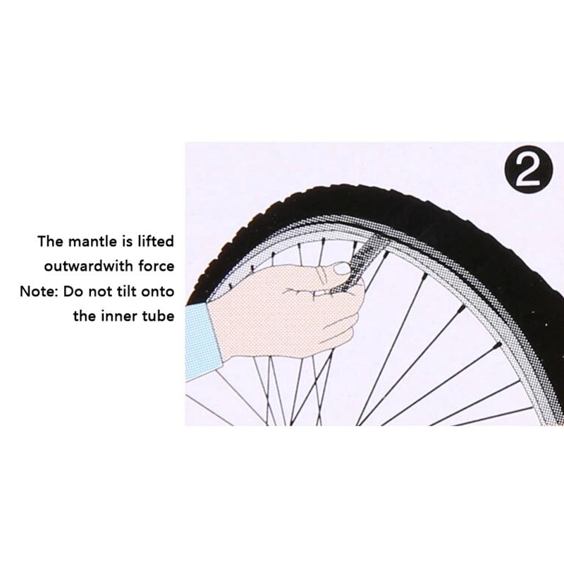 Leva Pneumatico Bicicletta Strumento Rimuovi Camera Acciaio Inossidabile Apri Pneumatico Bici Leva Piede Attrezzi Riparazione Ruota Ciclismo Mtb Strada Accessori