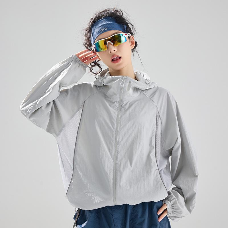 1011 summer new ice silk breathable men's and women's jackets versatile casual fishing climbing running quick-drying sunscreen clothes