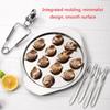 Metal Seafood Utensils Stainlesss Steel Escargots Dish and Tongs Set Snail Bakings Plate with Clamps Kitchenwares