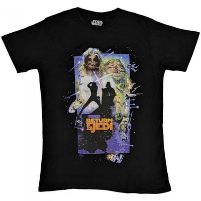 STAR WARS Camiseta adulta unissex com pôster do Retorno do Jedi