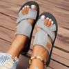 Women Lightweight Mesh Sandals Breathable Mesh Slide Sandals for Women Comfortable Beach Shoes with Hollow Design for Work