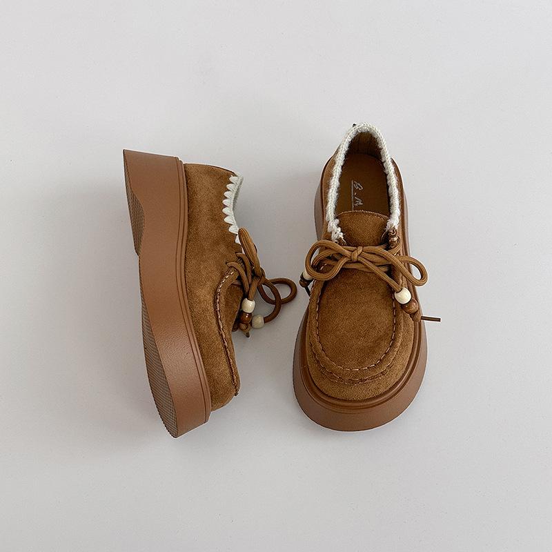 

Ретро дизайн женские туфли на шнуровке осенняя мода британский стиль биркенштоки верхняя одежда круглый носок платформа маленькие одинарные туфли 35