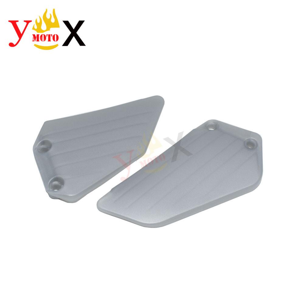 CBR250 MC19 MC22 Motorcycle Side Foot Peg Pedal Rest Rearset Protection Panel Cover Guard For Honda CBR250R CBR250RR 1988-1994