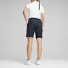 PUMA Solid Color Golf Sports Straight Leg Mid Rise Casual Shorts Women shorts Navy-Blue 623886-03
