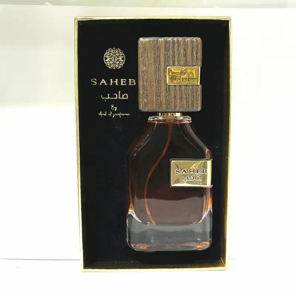 SAHEB Middle Eastern Arabic Perfume for Men & Women, Dubai Import, Woody Fresh Scent, Long Lasting Fragrance, Cross-Border Supply less