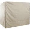 Capa à Prova d'Água para Baloiço de Jardim de 3 Lugares, 220x125x175cm 210d Oxford Anti-UV Capa para Assento de Baloiço Cobertura Protetora para Baloiço Exterior-bege