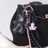 1 Piece Leather Little Bear Woven Rope Backpack Pendant Decoration  Diy Keychain Bag Accessories
