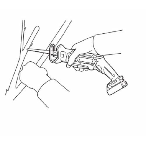 Makita Reciprocating Saw Rechargeable 10.8V JR104DSH 1.5Ah Battery, Charger, Case Included