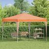 Pop Up Party Tent 288 X 288 X 245 Cm Orange Oxford Fabric