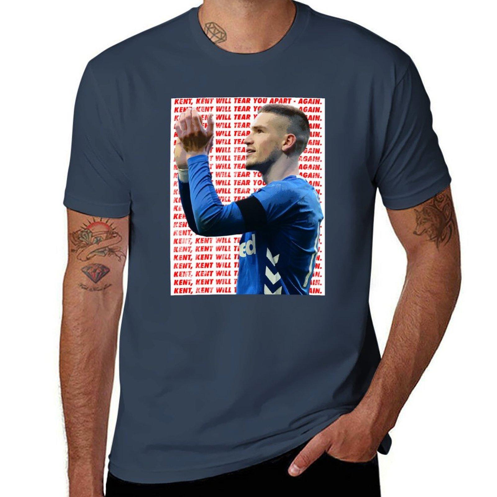 Glasgow Rangers Ryan Kent Kent Will Tear You Apart TShirt Big and Tall Solid Color TShirt S