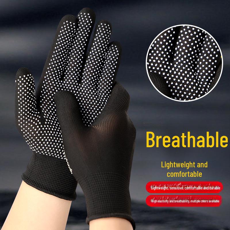 Nylon Anti-Slip Breathable Gloves for Outdoor Cycling - Lightweight, Sun-Protection, and Durable for Summer