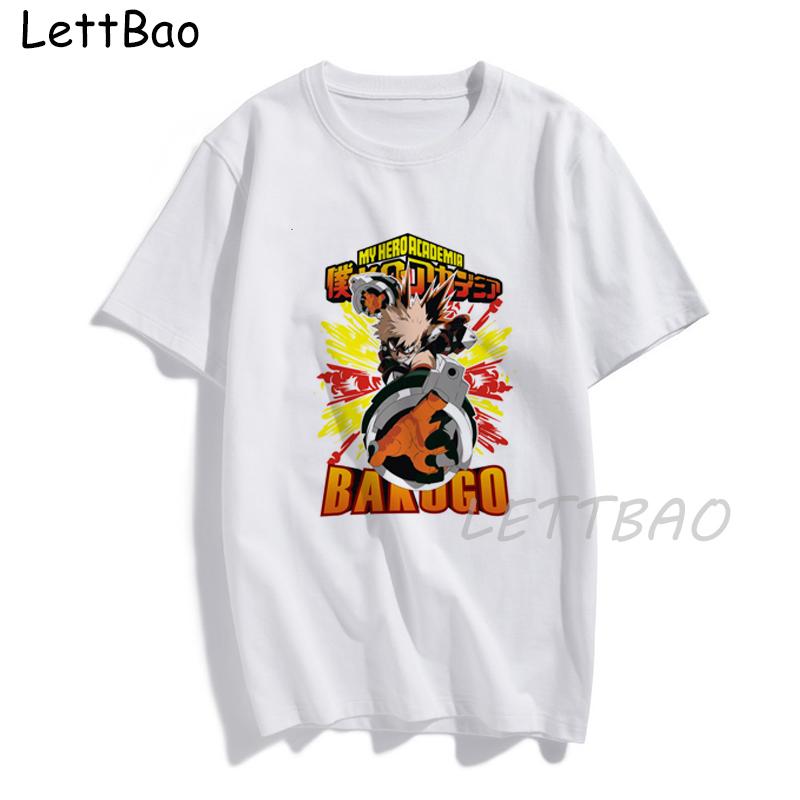My Hero Academia T Shirt Men Fashion Tshirts Deku No Hero Academia Anime Kawaii Himiko