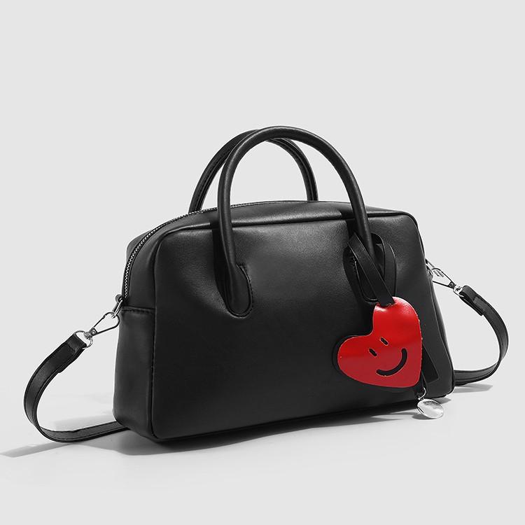 2025 New Retro High-Grade Handbag Fashion Commuter Boston Doodle Bag One Shoulder Crossbody Bag Female Fashion