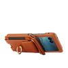 Etui ochronne crossbody Samsung Z Flip7/6/5 z przegródką na karty i składaną podstawką pierścieniową