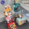 Pantasy Building Blocks Pantasy Retro Machine Series Coffee Machine Radio Model Puzzle Collar Desktop Ornament Toy Gift