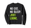 No Eat Sleep Repeat Just Lodge Freemason Sweatshirt