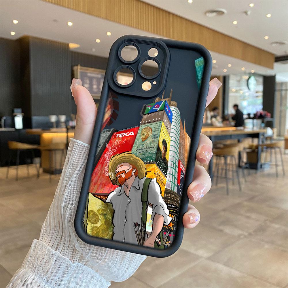 The S-Starry Night Art Phone Case For MOTO G9 G32 G35 G52 G53 G54 G56 G60 G75 G84 G85 G86 E32 E40 EDGE 40 50 50F 60 70 E22 Case