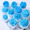 Small Flower Series Silicone Candle Mold 3D Rose Peony Soap Chocolate Cake Baking Tools DIY Aromath Gypsum Resin Craft Molds