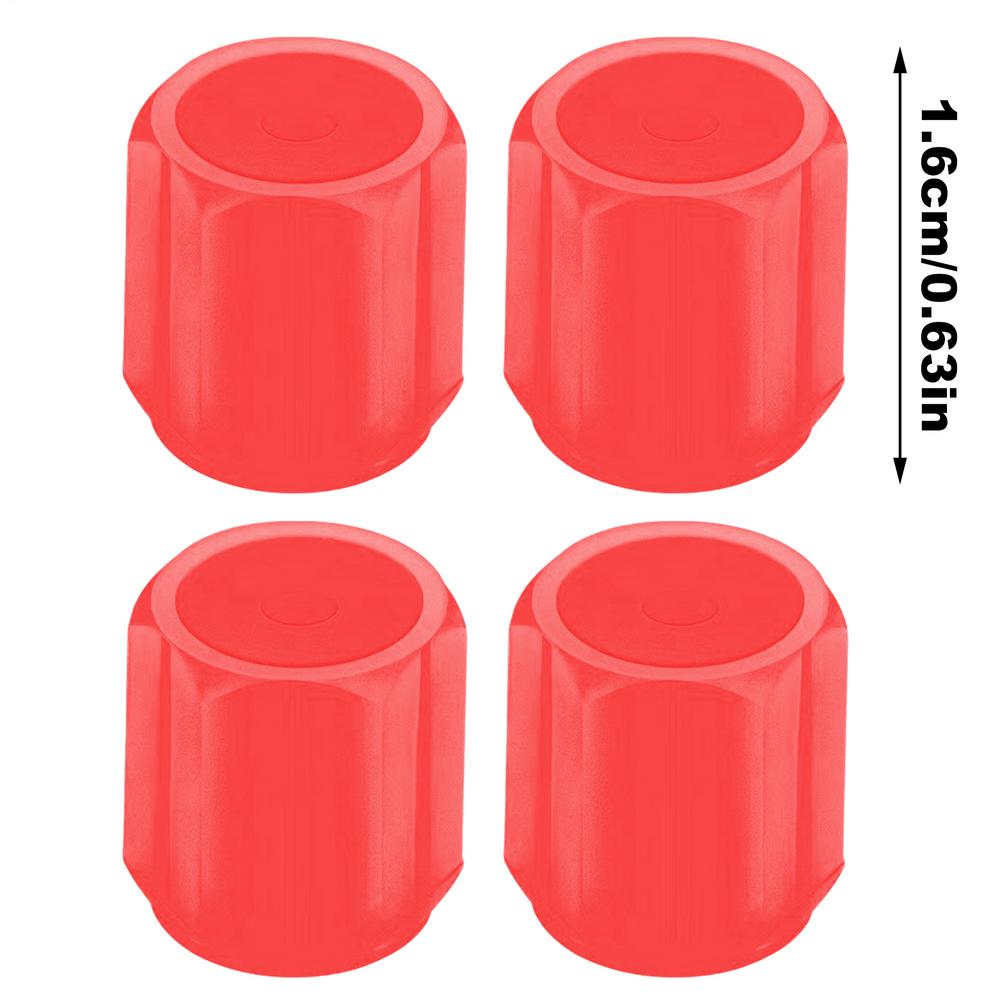 4pcs Cars Luminous Tire Valve Covers Glow In The Dark Tire Valve Caps Rubber Tire Valve Stem Caps Car Wheel Air Valve Cover