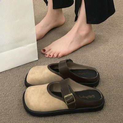 The New Birken Shoes Feature Thick Soles Toe Caps Half Shoes and Flip-flops