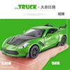 1:32 Corvette ZR1 Supercar Model Car Alloy Car Sound and Light Simulation Pull Back Vehicles Cars Toys Birthday Gift