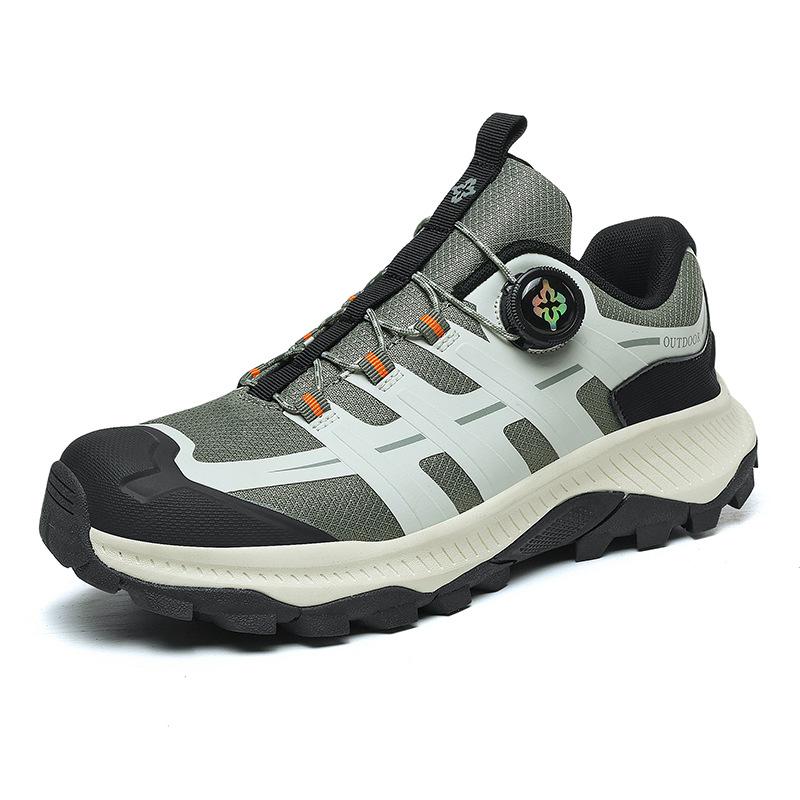 Men's Hot-Selling Non-Slip Waterproof Hiking Shoes - Cushioned Off-Road Running Sneakers for Outdoor Sports