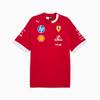 Scuderia Ferrari SS25 Fashion Comfortable Loose Color Block Short Sleeve T-Shirt Men Tops Red 71357101