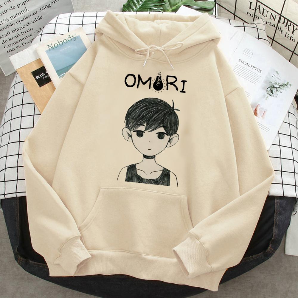 Omori Hoodies Women Y2k Aesthetic Kawaii Sweat Y2k Hooded Shirt Women Harajuku Tracksuit Fashion Graphic Retro Y2K Personality