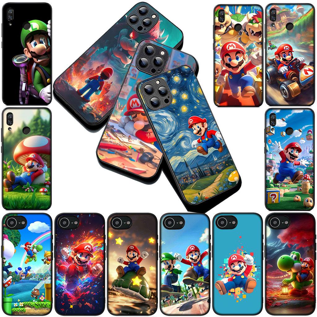 Poster M-marios-Wallpaper Phone Cover Soft Case for Samsung Galaxy S25 S24 S23 FE Ultra Plus S7 Edge S25+ S23+ A56 5G Casing