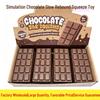 Langsomt tilbagespringende Squishy Chokoladebar Legetøj