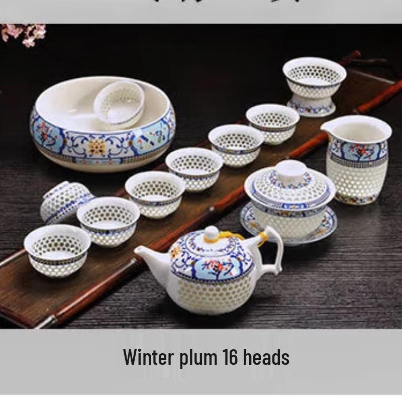 Shengda Hao Exquisite Blue and White Porcelain Tea Set